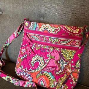Vera Bradley Triple Zip Hipster crossbody bag
